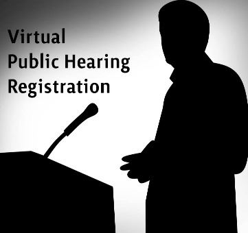Virtual Public Hearing Registration